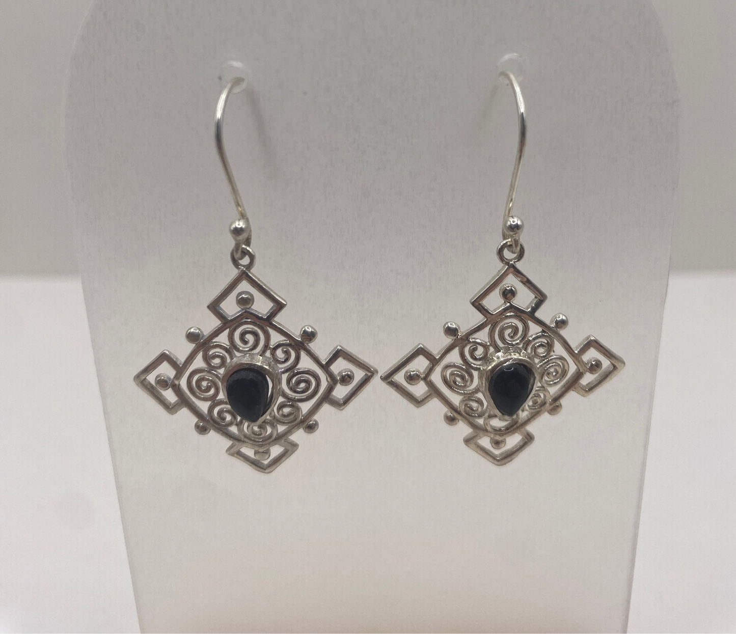 Onyx sterling silver