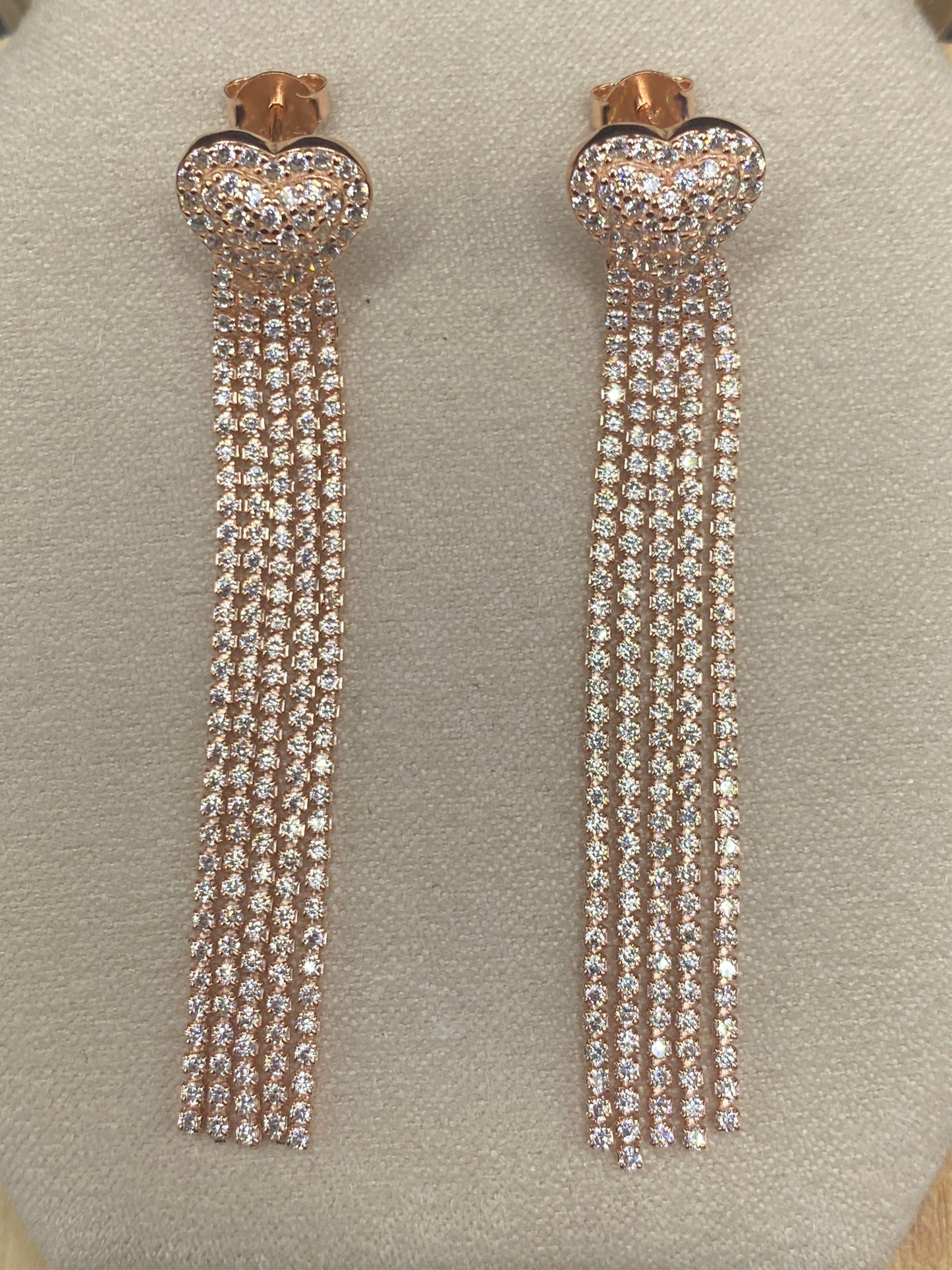 Quartz 14kt rose gold over sterling silver