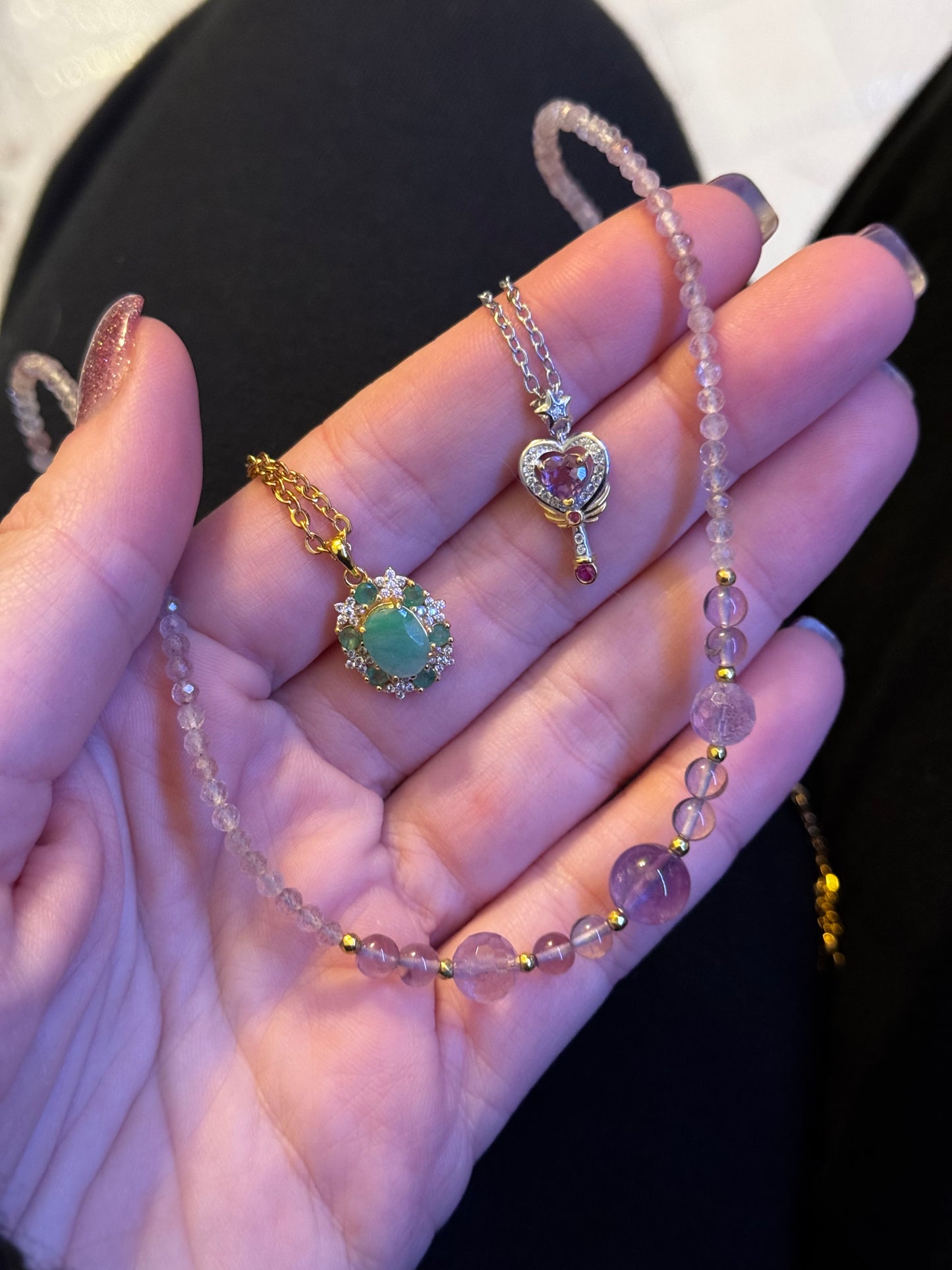 Reserved the southern beauty gold chain on heart choker