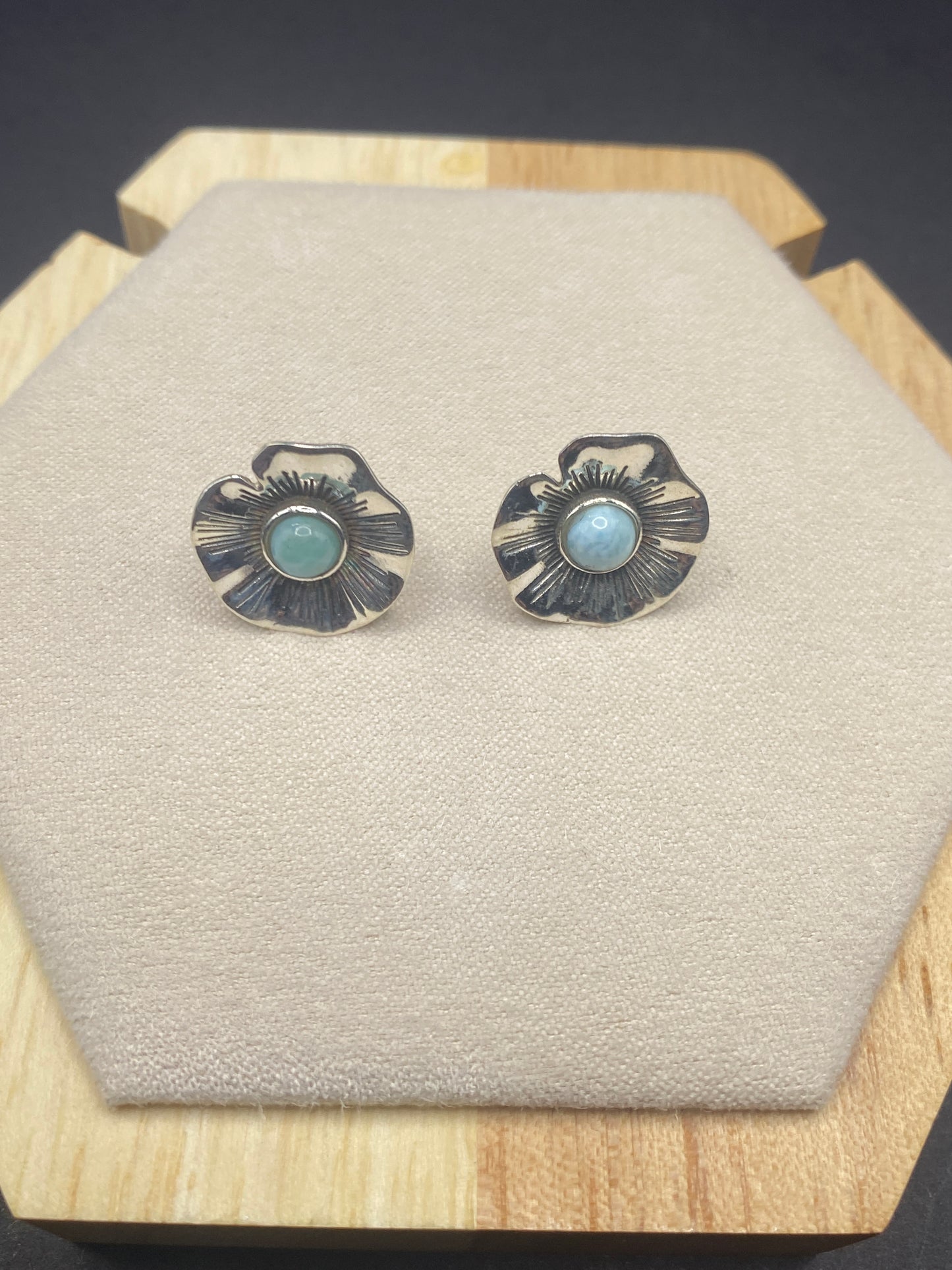 Larimar sterling silver