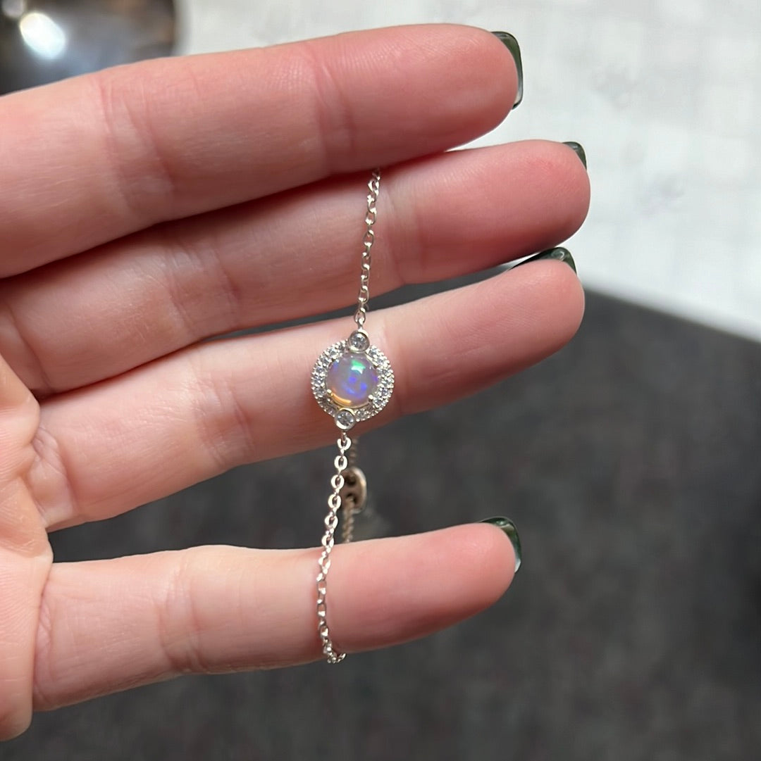 Reserved Jenna Payne opal toggle bracelet