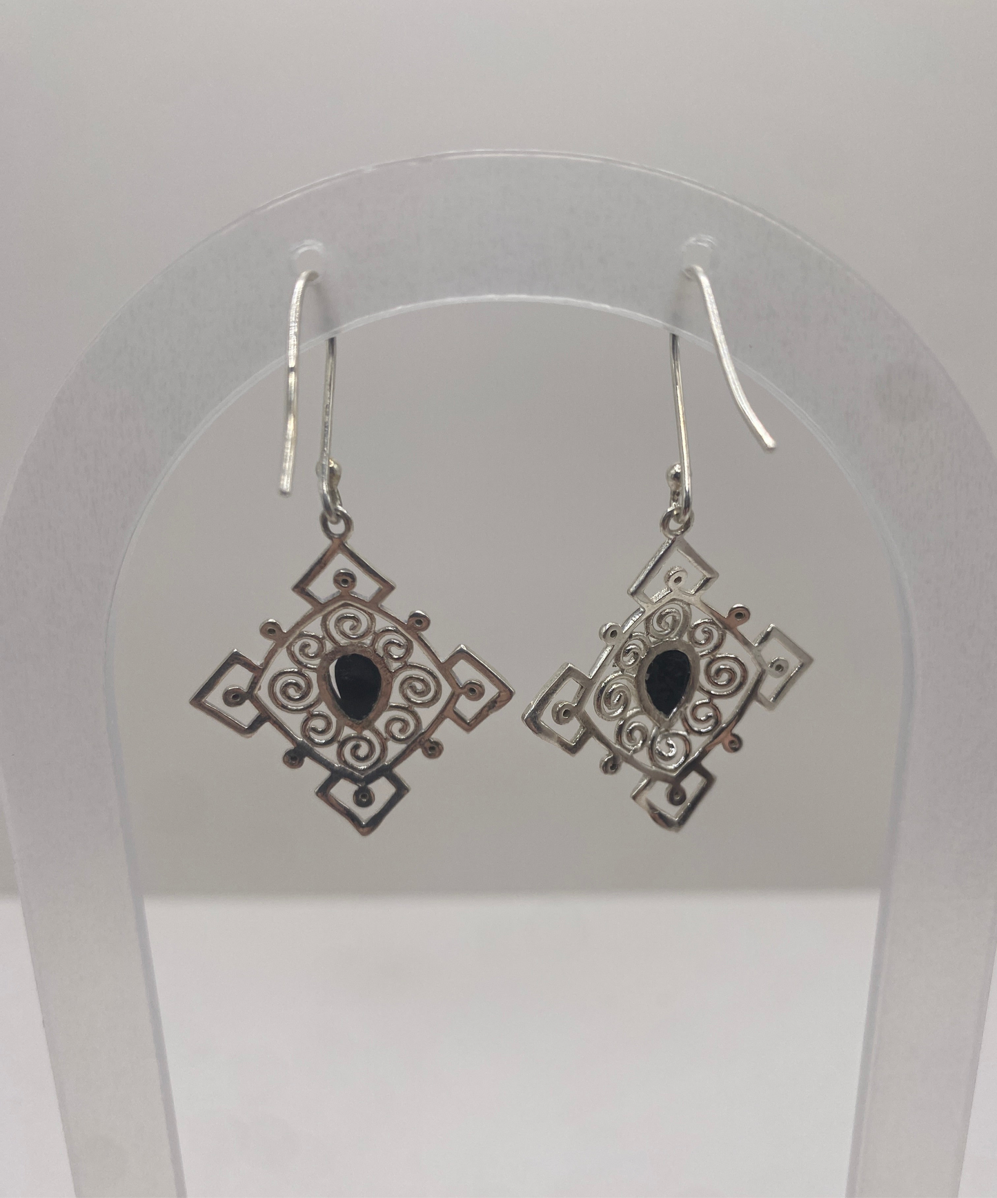 Onyx sterling silver