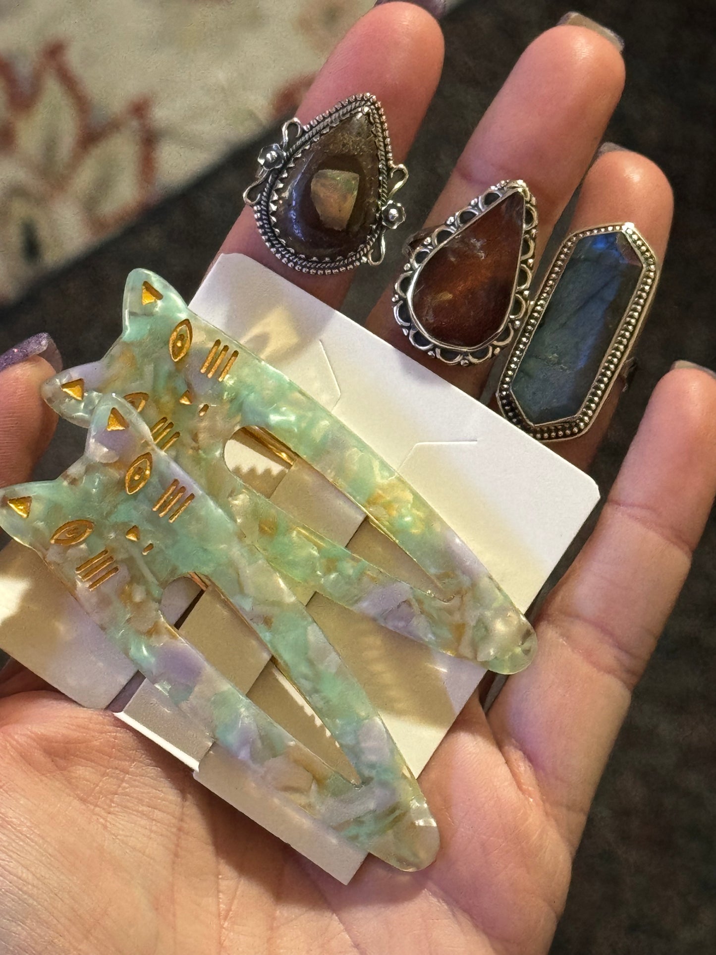 Reserved florhermosa7 garden quartz and cat barrett