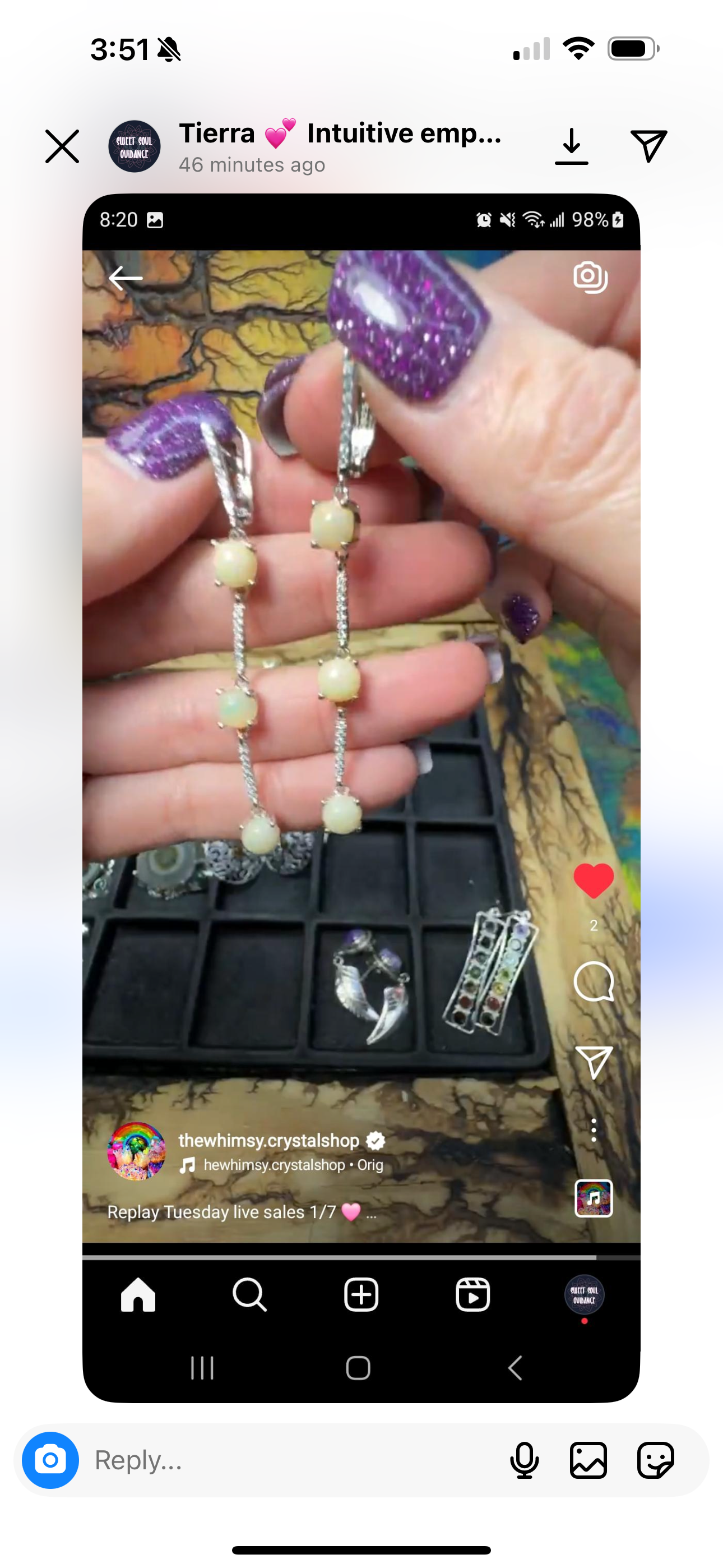 Reserved sweet soul guidance