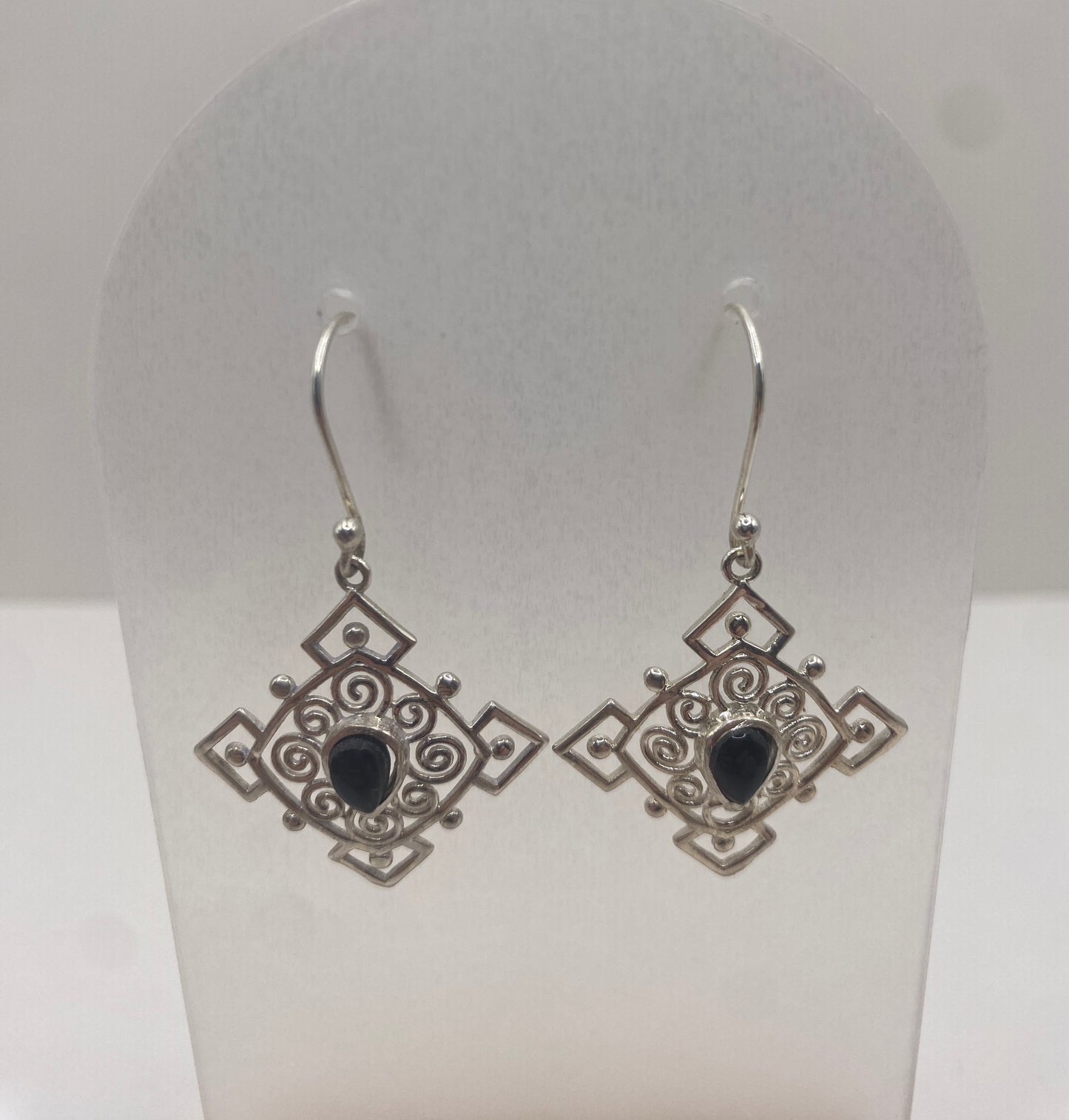 Onyx sterling silver