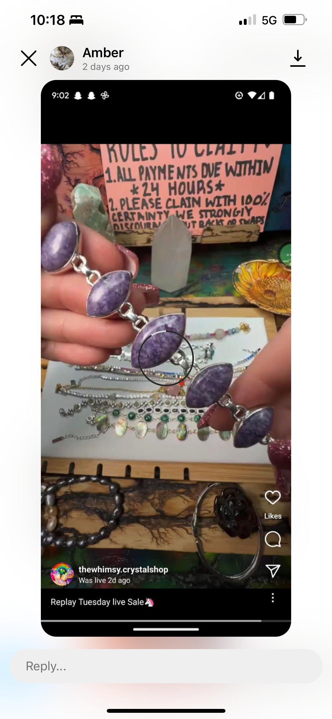 Reserved amber unicorns extender