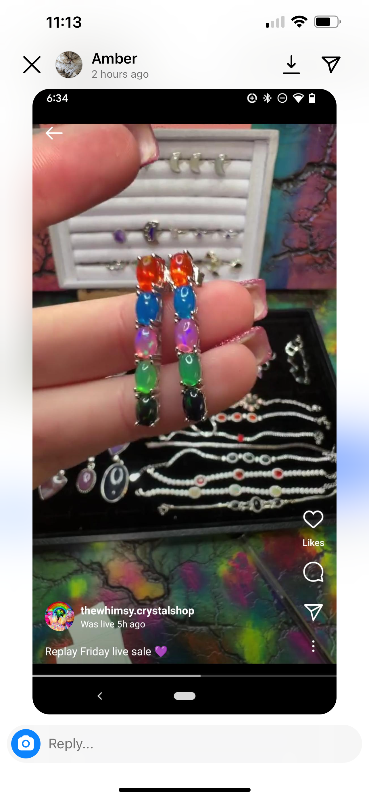 Reserved amber unicorns