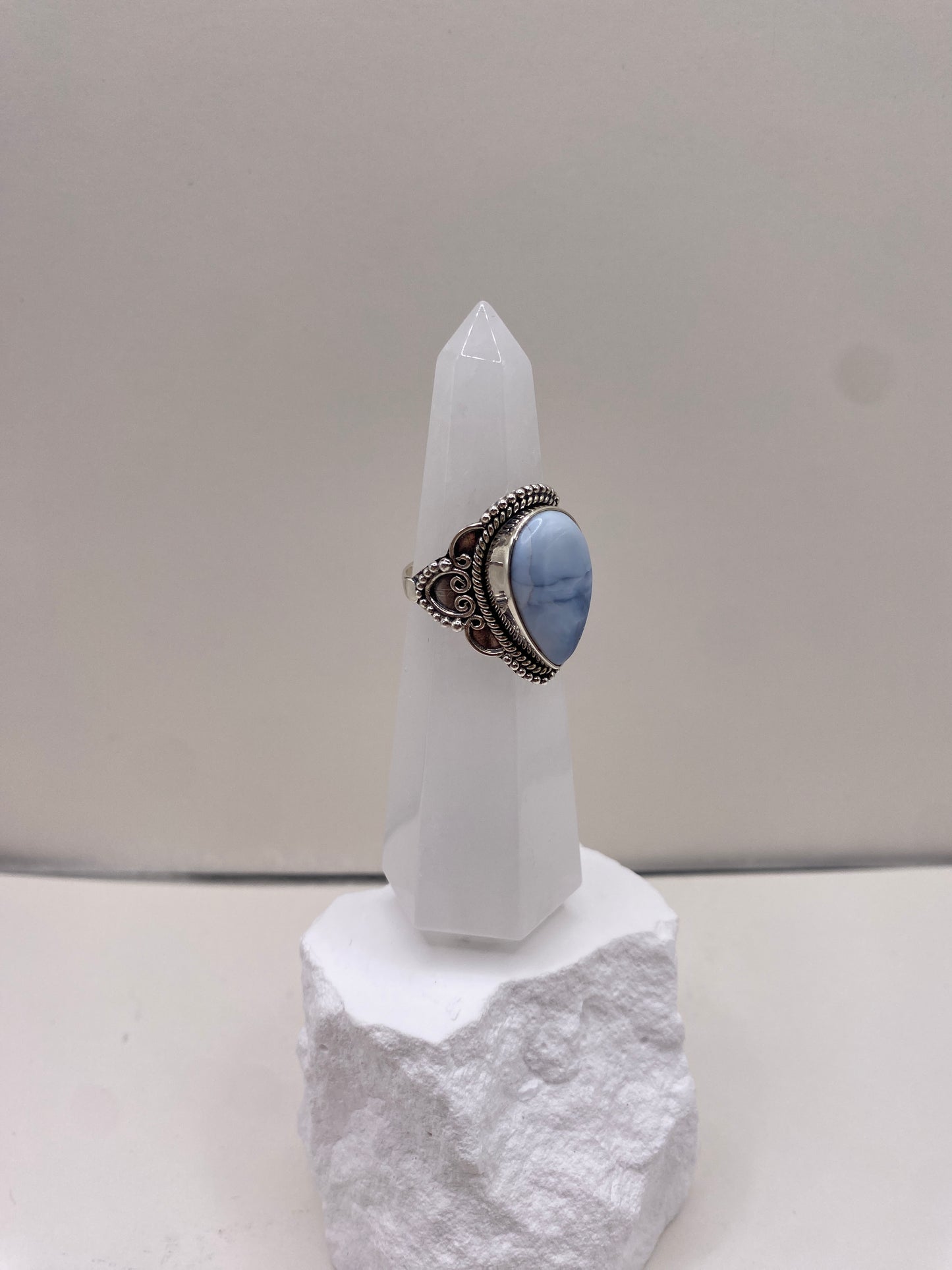 Size 7.5 Owyhee opal sterling silver