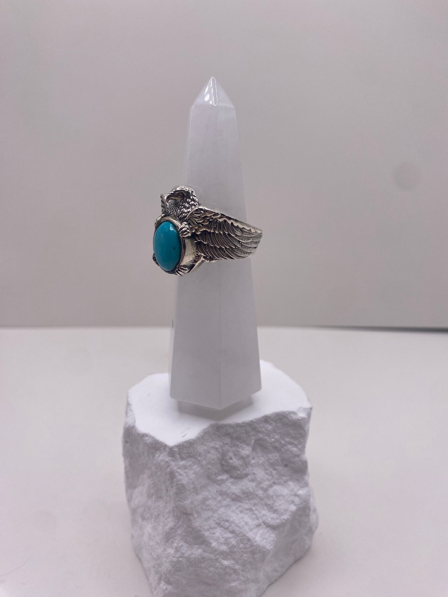 Size 8.75 kingman turquoise sterling silver