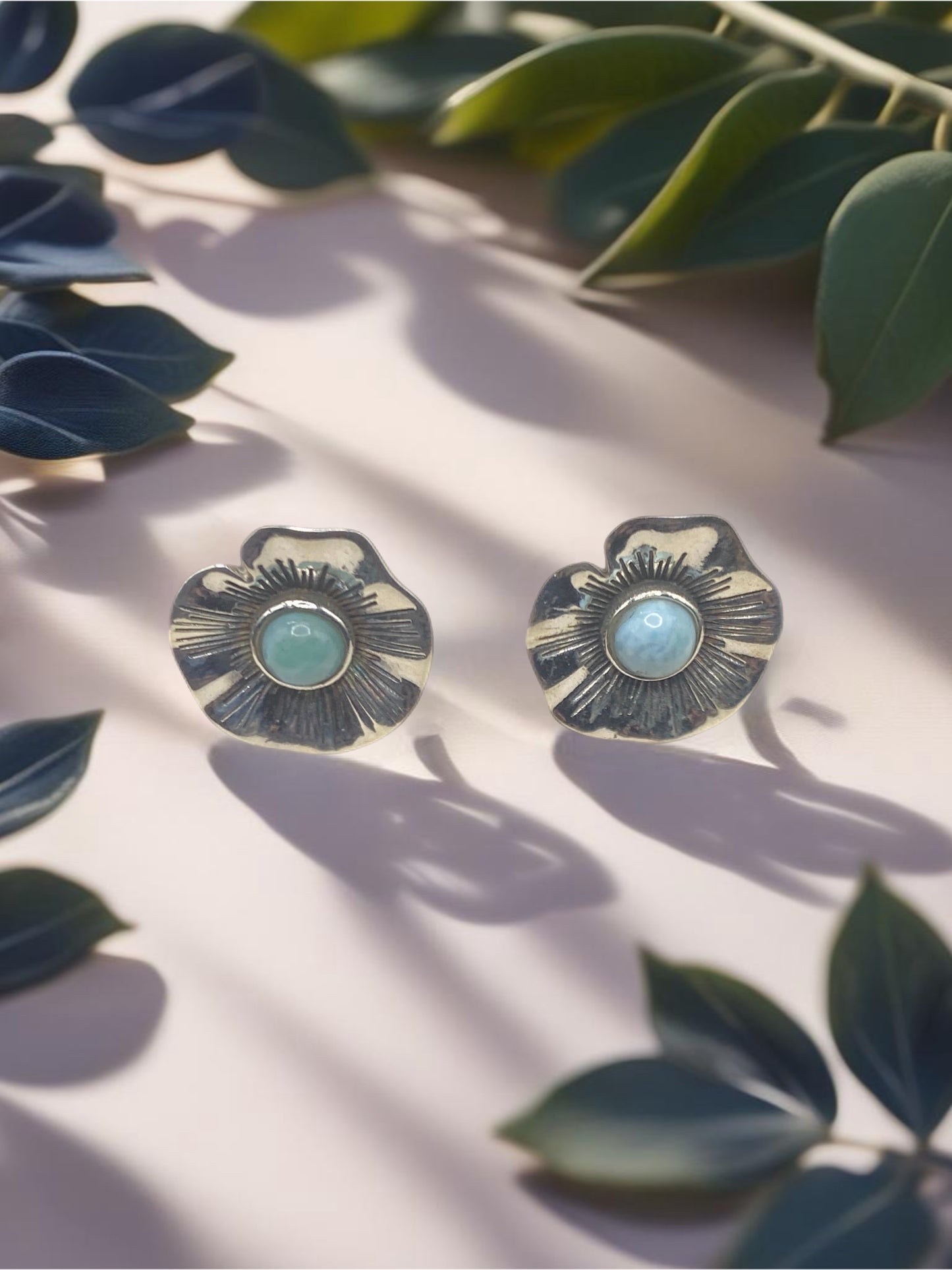 Larimar sterling silver