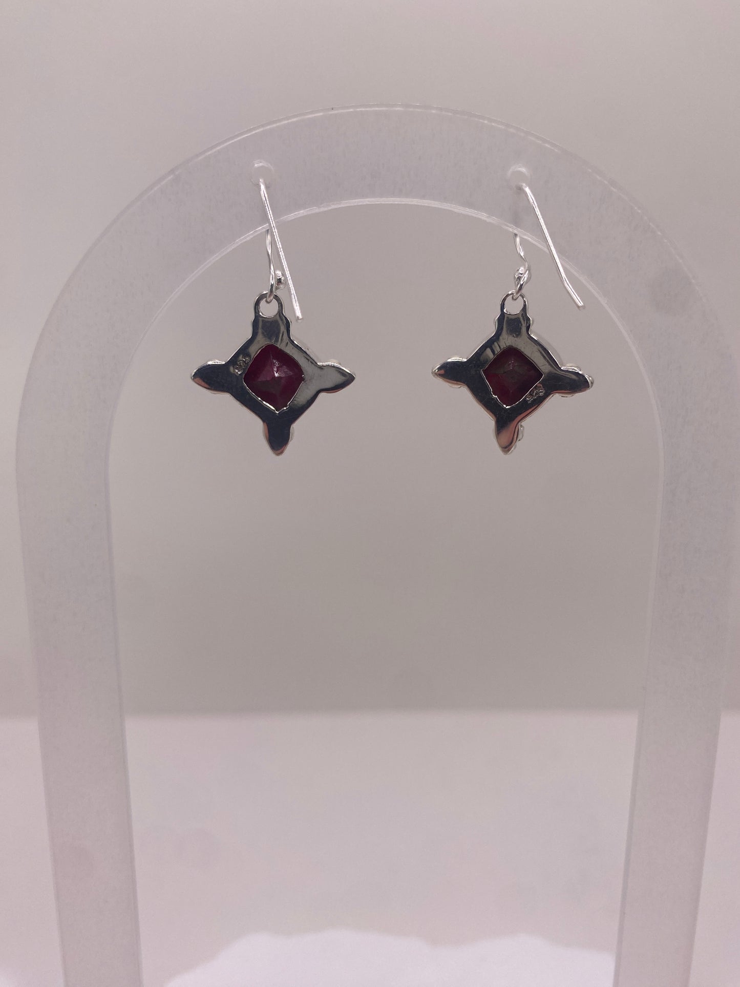 Ruby sterling silver