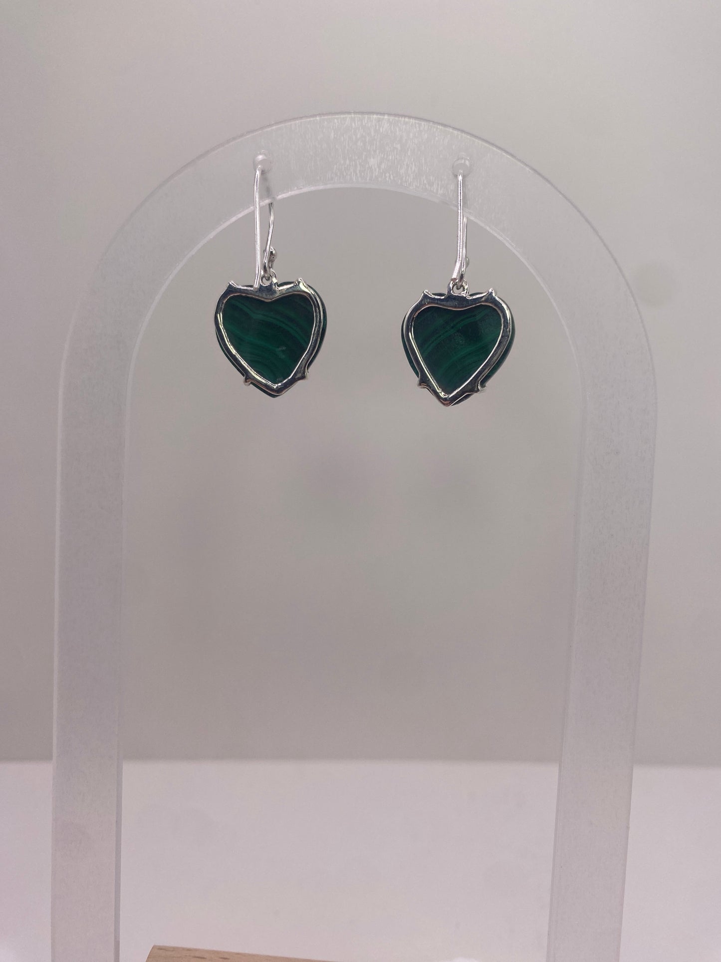 Malachite sterling silver