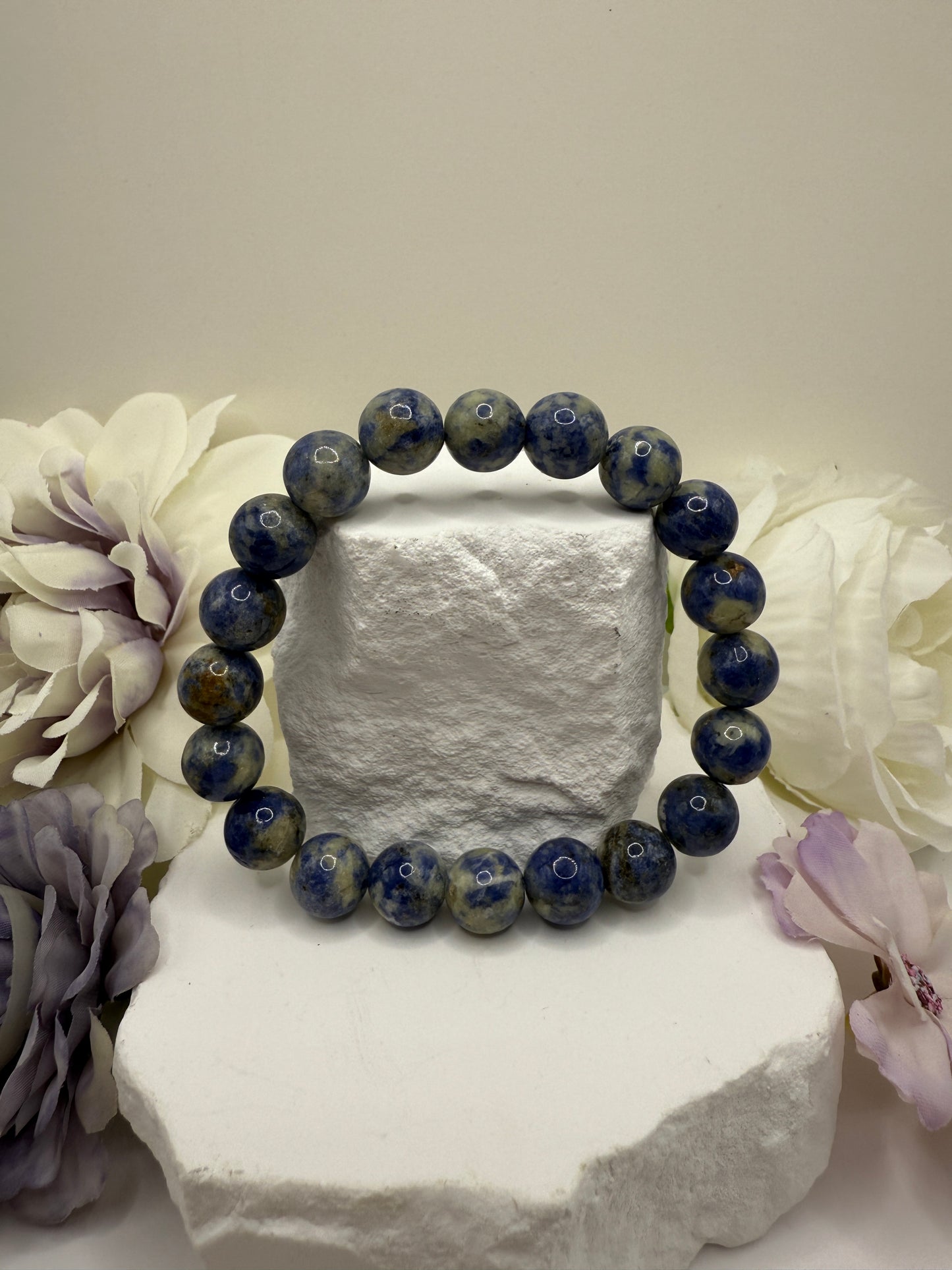 Sodalite Stretchy Bracelet 6-8 inches