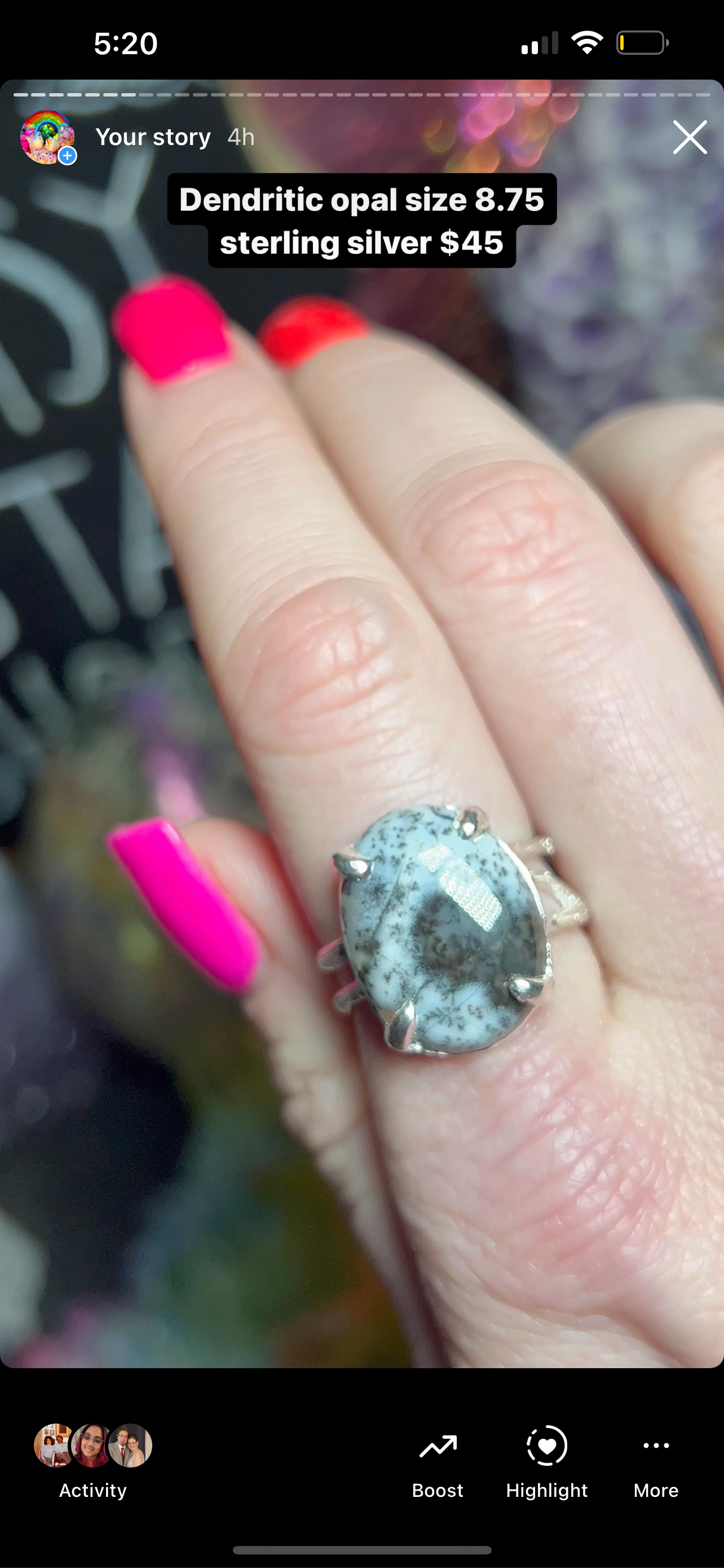 Reserced Danielle Nicole Crystals
