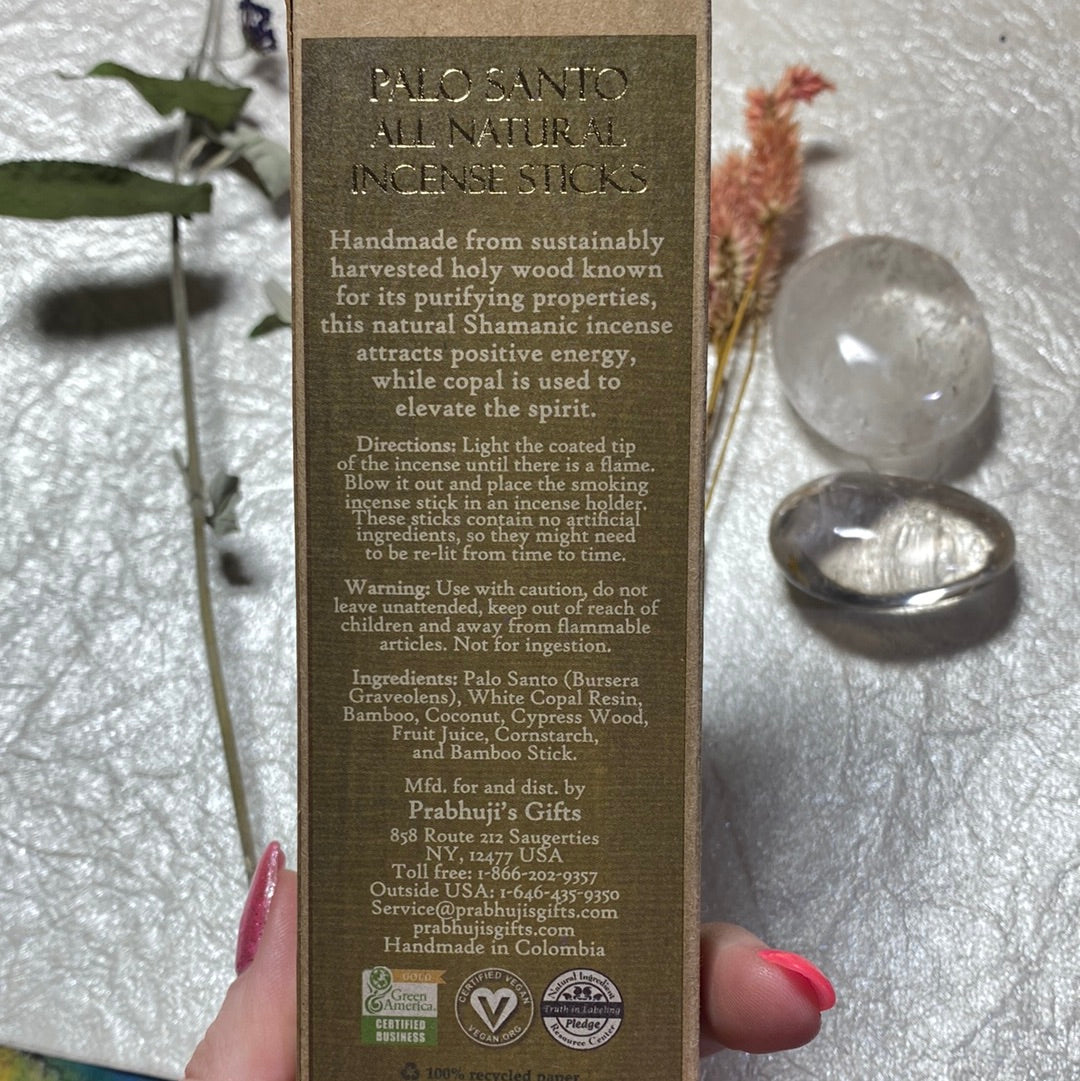 Palo Santo & COPAL - All natural resin incense sticks