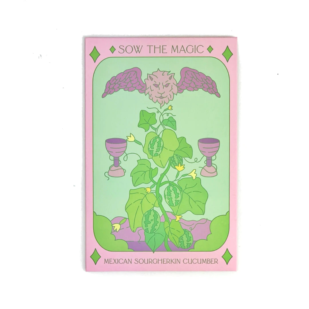 Mexican Sour Gherkin Cucumber Tarot Seed Packet