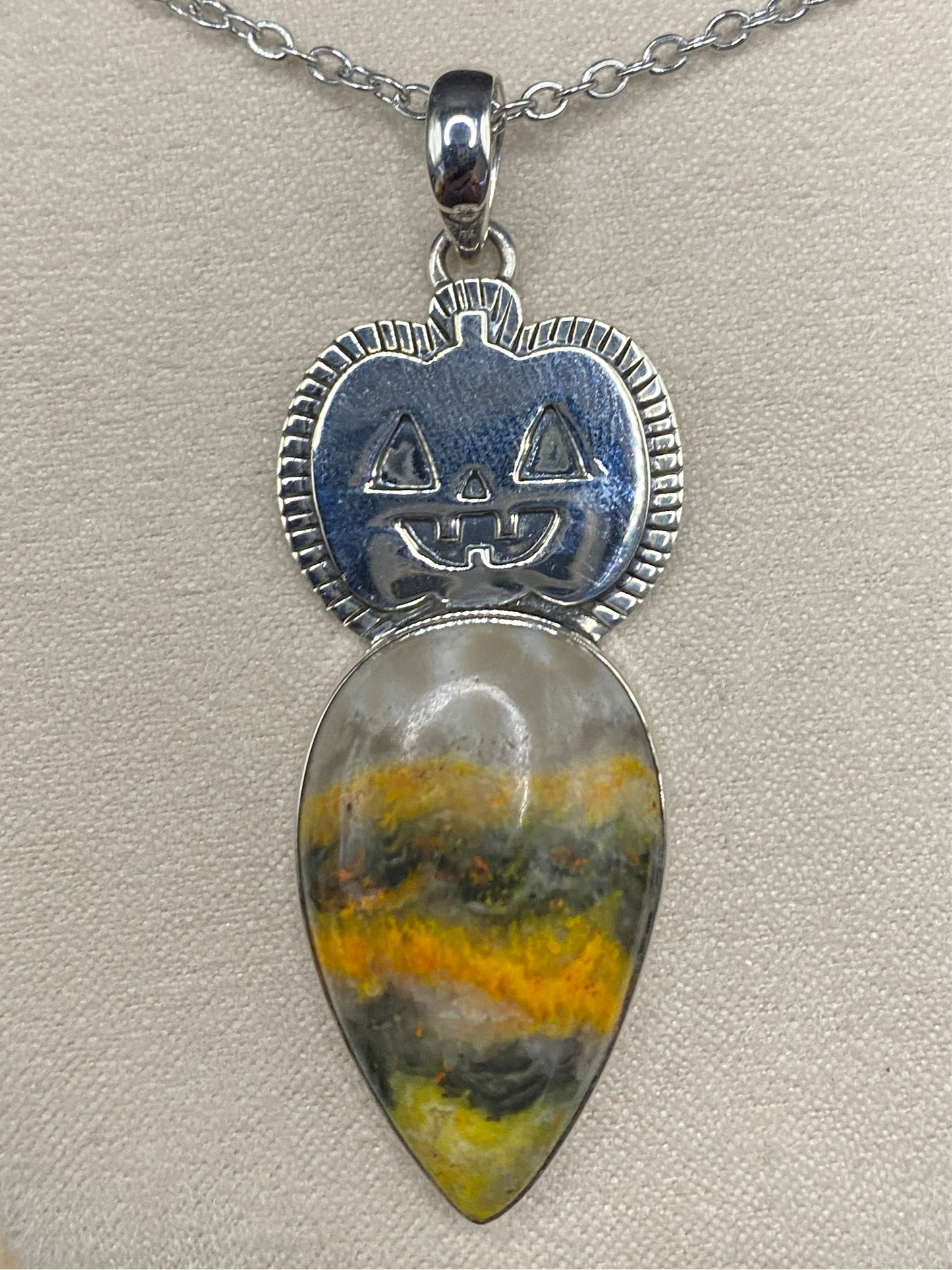 Bumble bee jasper Sterling Silver