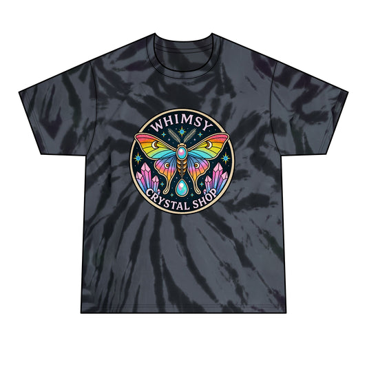 Tie-Dye T shirt  — Whimsy Crystal Shop Moth Graphic Tee