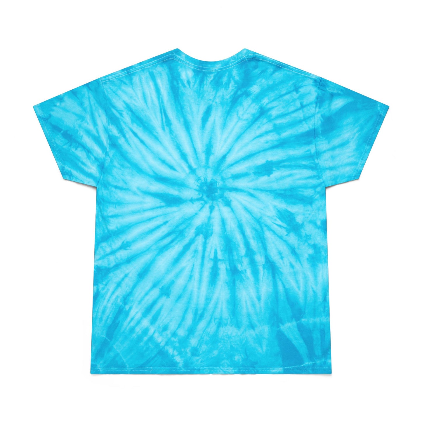 Whimsy Crystal Shop Tie-Dye Tee — Yellow Cyclone Moth Graphic