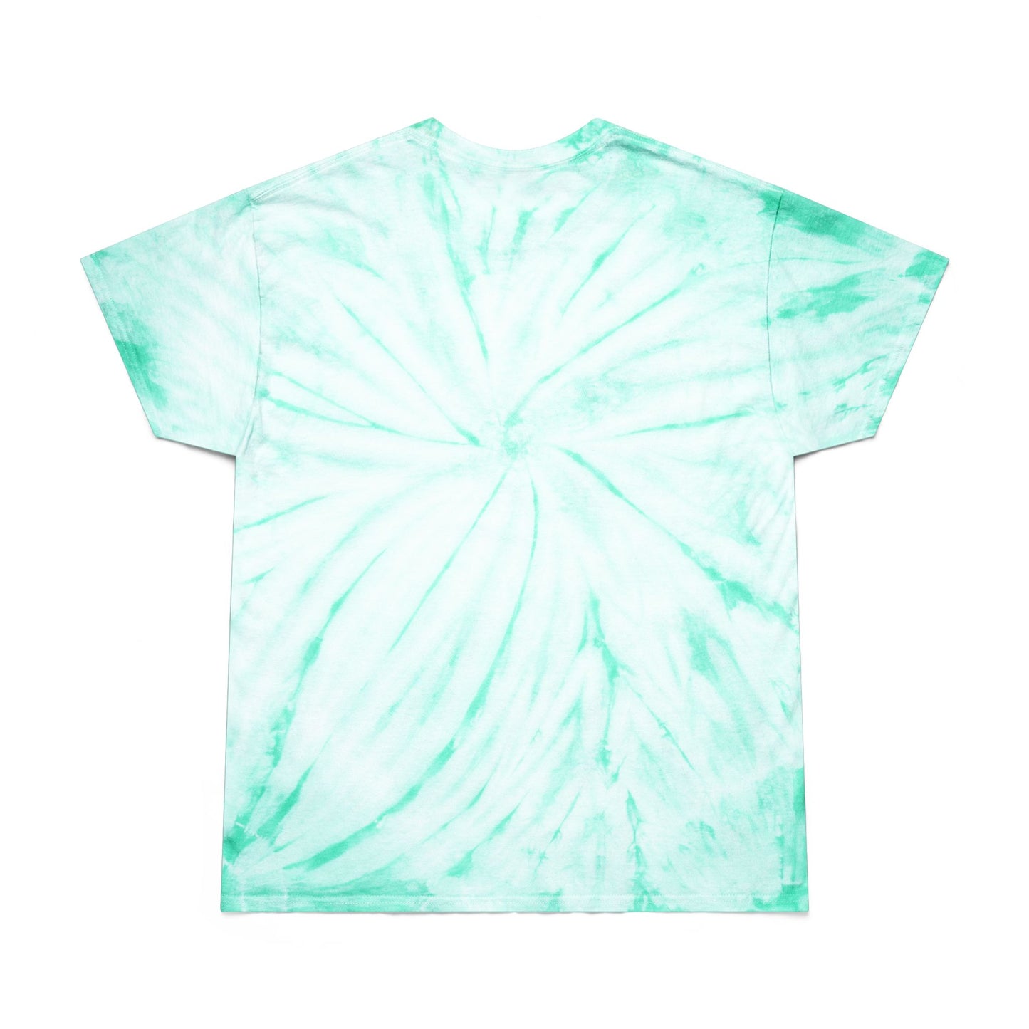 Whimsy Crystal Shop Tie-Dye Tee — Yellow Cyclone Moth Graphic