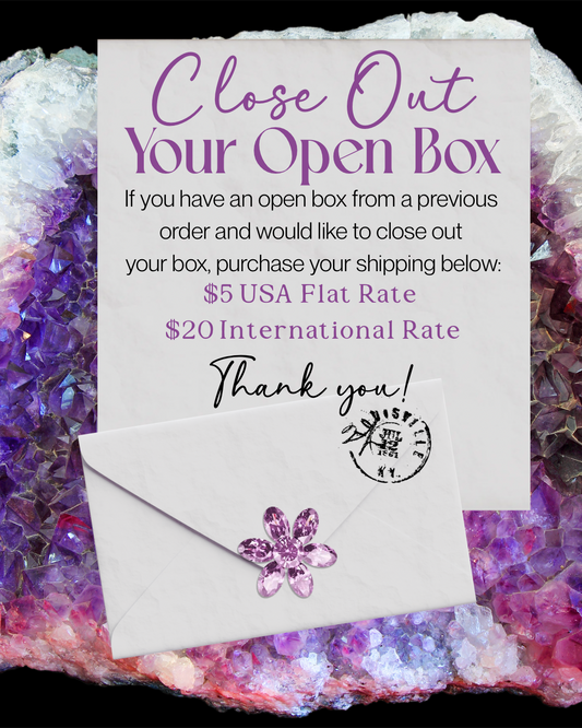 Shipping - ready to close out box