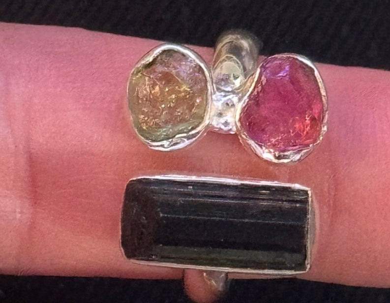Reserved new Kiki who did add multi tourmaline ring
