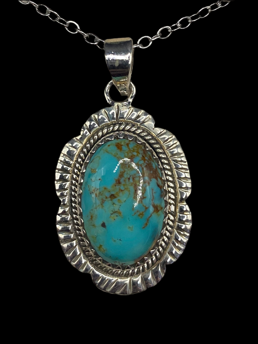 Kingman turquoise Sterling Silver