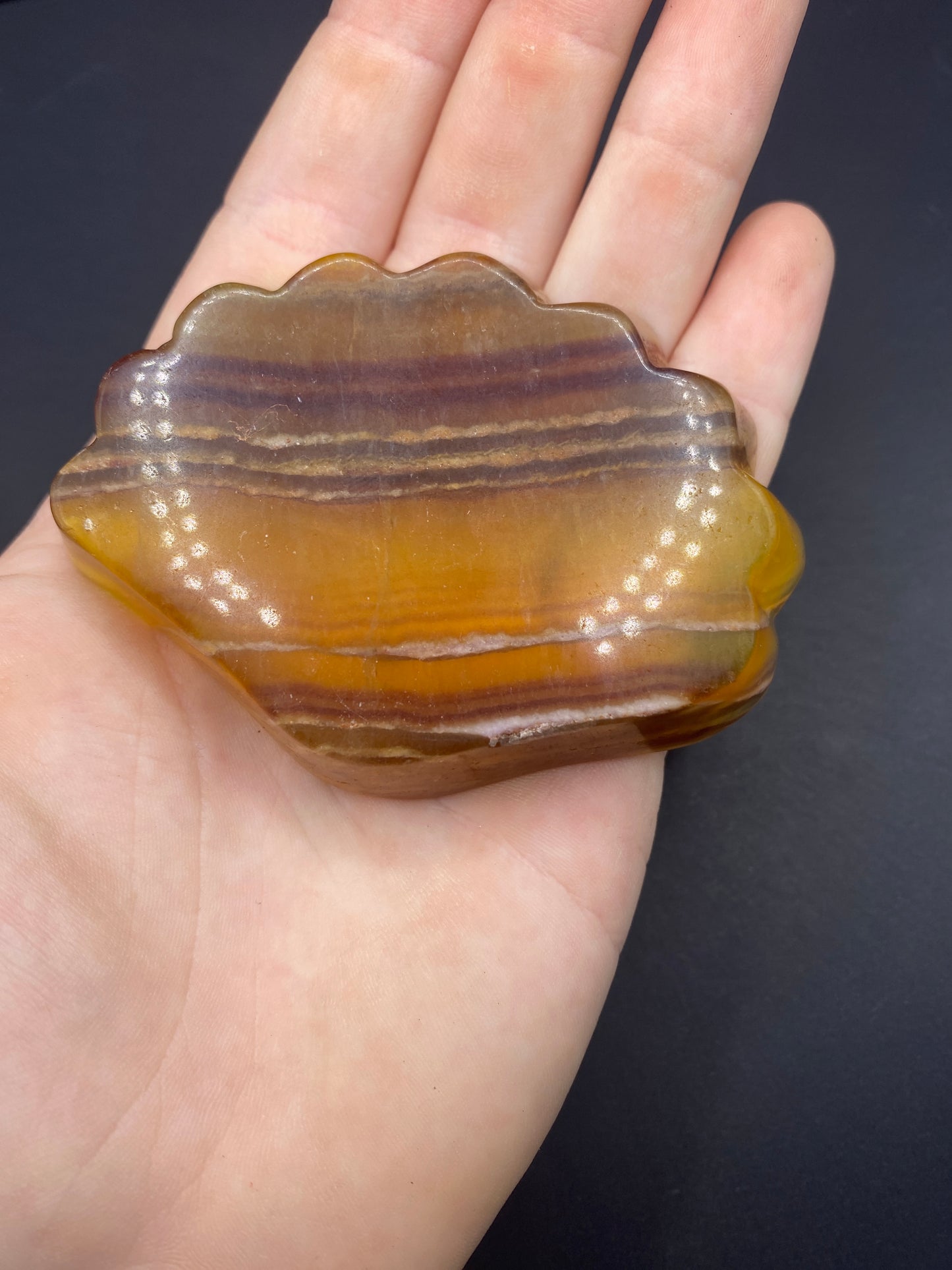 Fluorite dish