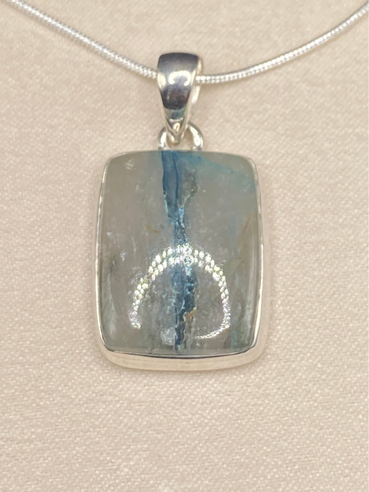 Quantum quattro quartz Necklace Sterling Silver