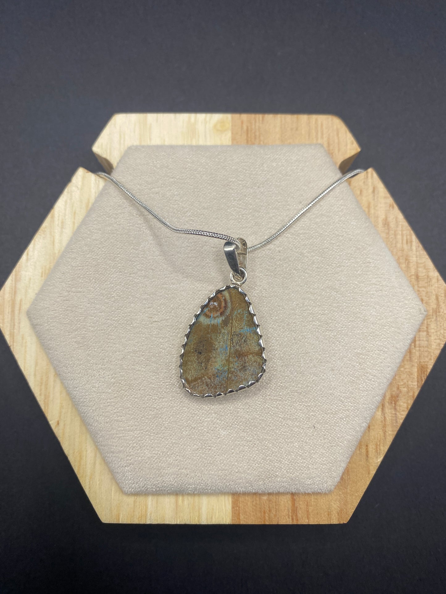 Butterfly wing necklace Sterling Silver