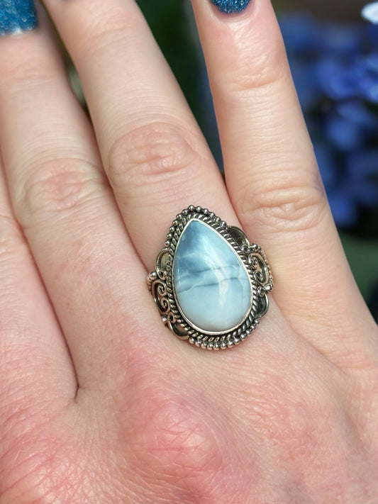 Size 7.5 Owyhee opal sterling silver