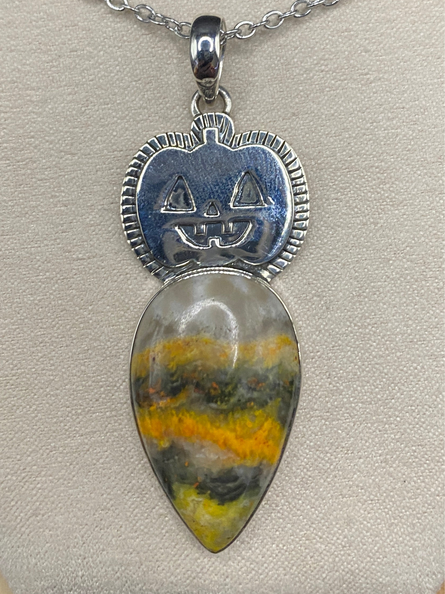 Bumble bee jasper Sterling Silver