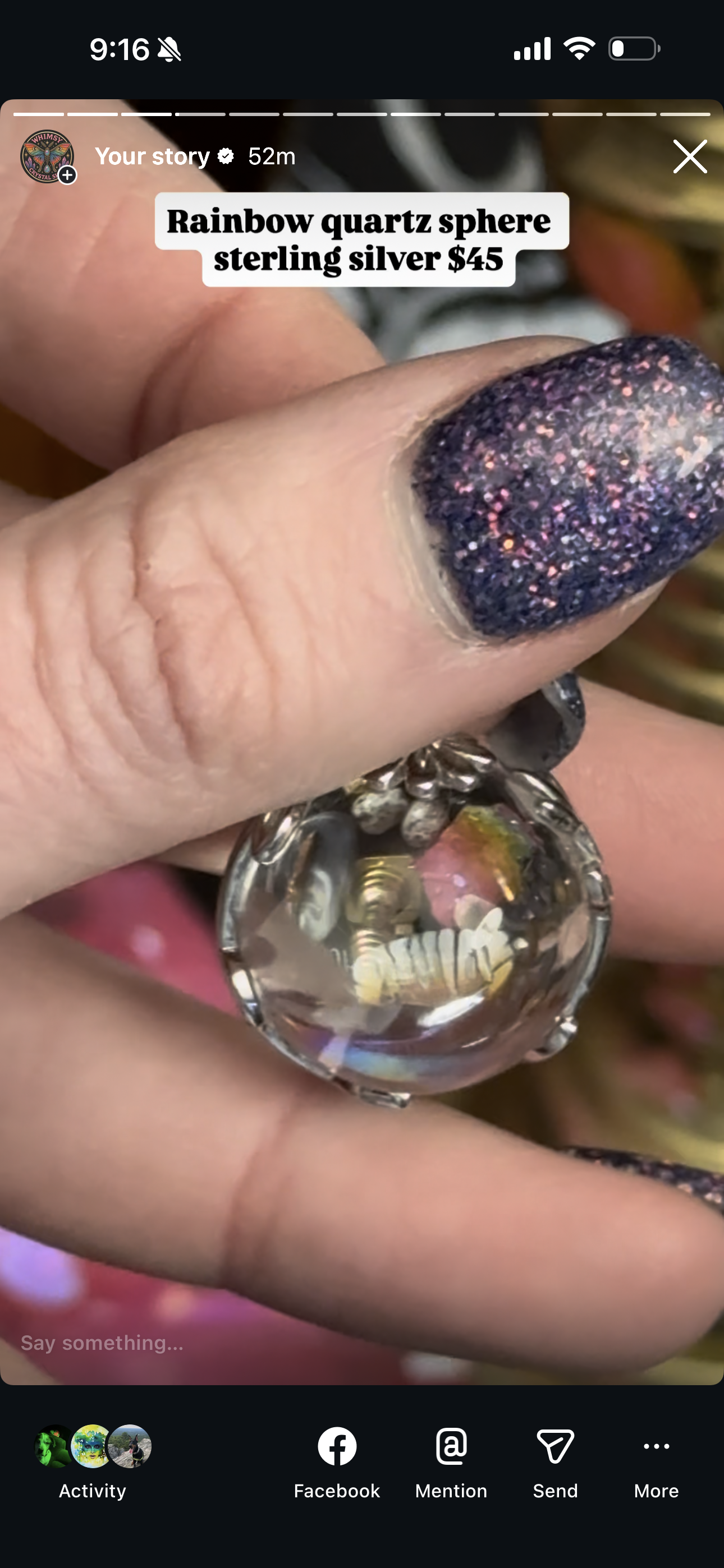 Reserved the crystal dobie