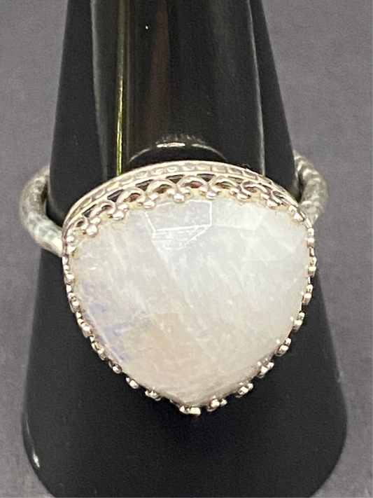 size 9.25 moonstone sterling silver