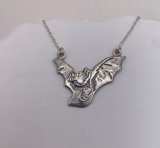 Mystical Bat Sterling silver