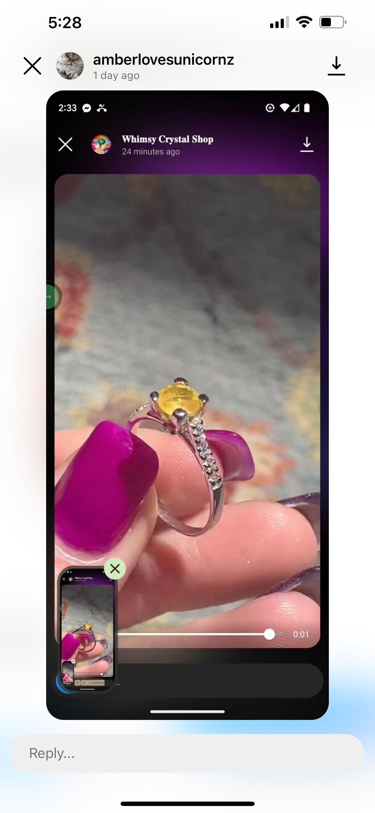 Reserved amber loves unicorns