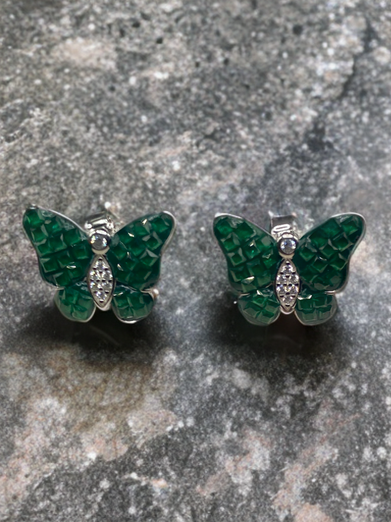 Green topaz sterling silver