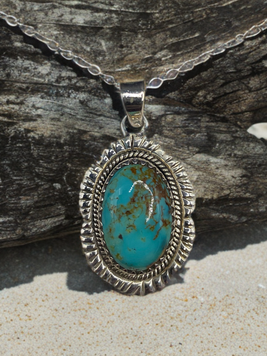 Kingman turquoise Sterling Silver