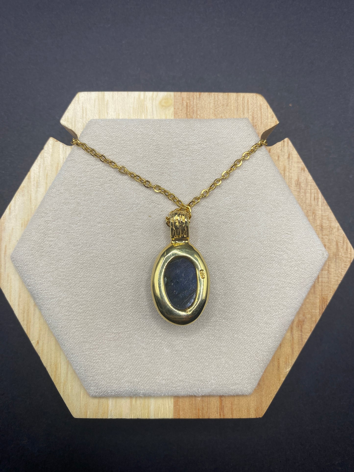 Labradorite 14kt gold over Sterling Silver necklace