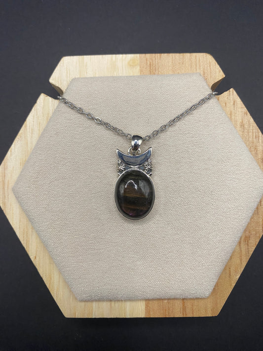 purple labradorite Sterling Silver