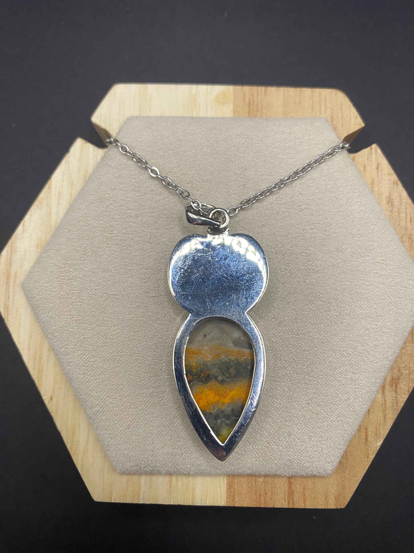 Bumble bee jasper Sterling Silver