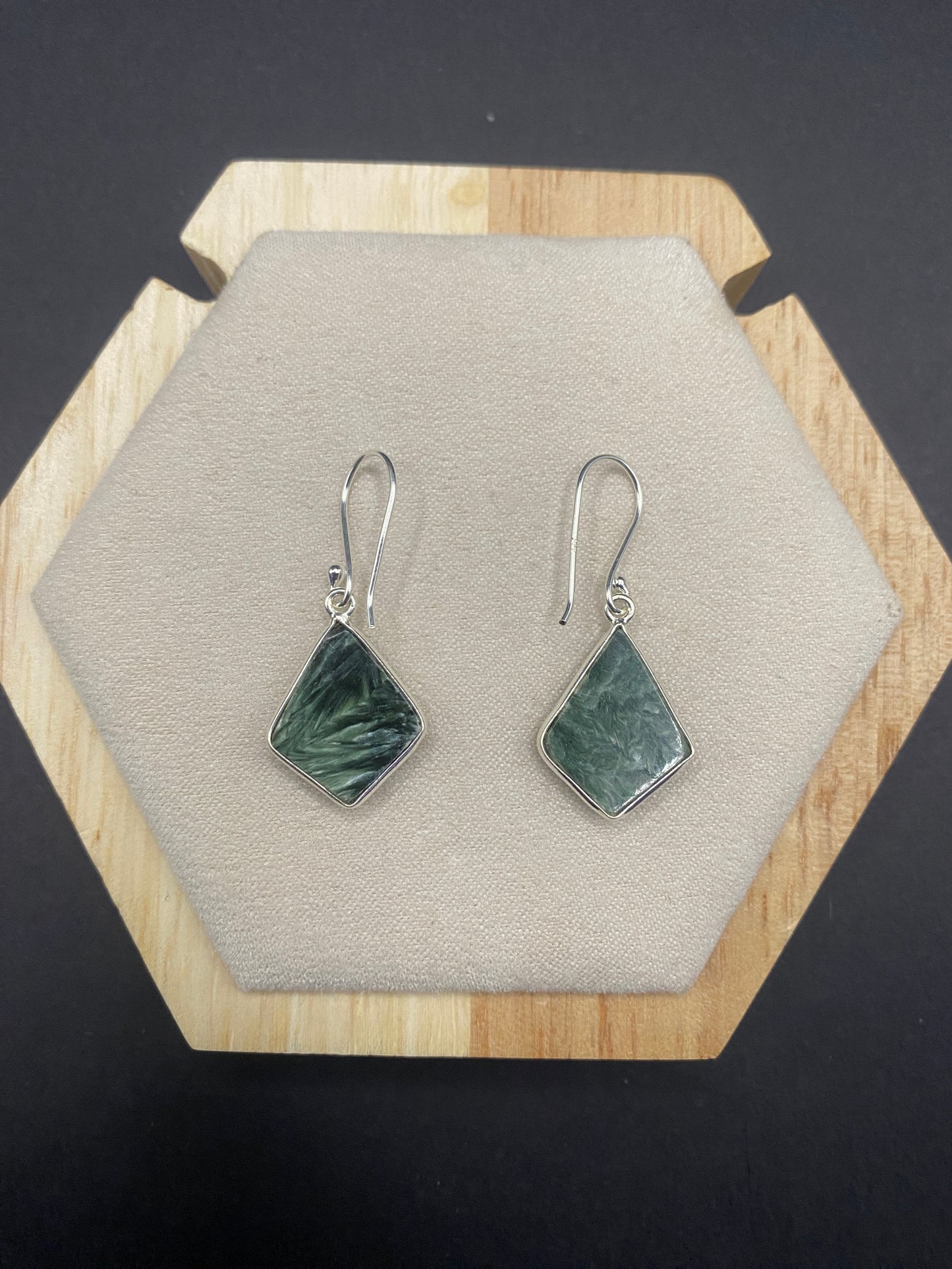 Seraphinite sterling silver