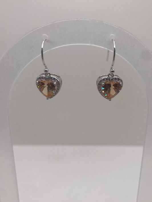 Champagne topaz sterling silver