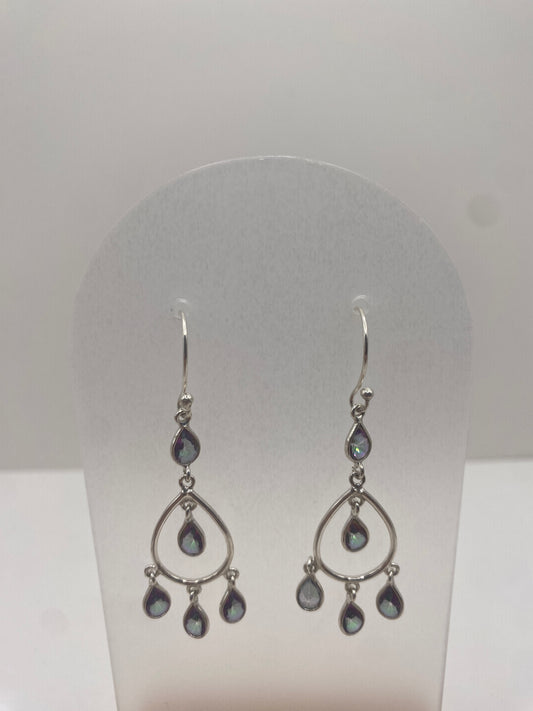 Mystic topaz sterling silver