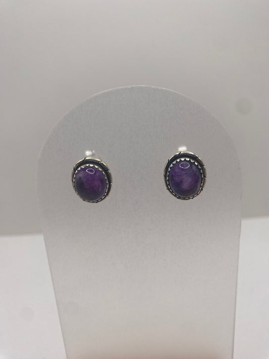 Amethyst sterling silver