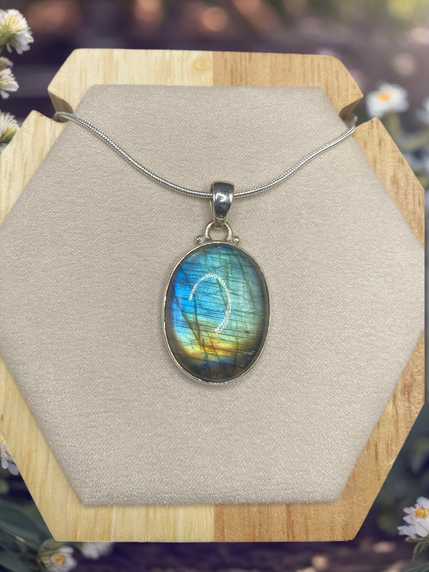 Labradorite necklace Sterling Silver