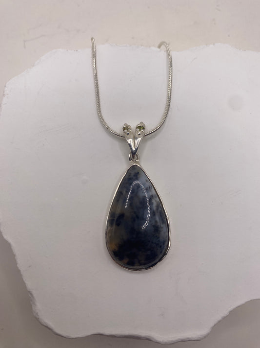 Dendritic opal Sterling Silver
