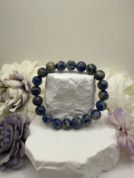 Sodalite Stretchy Bracelet 6-8 inches