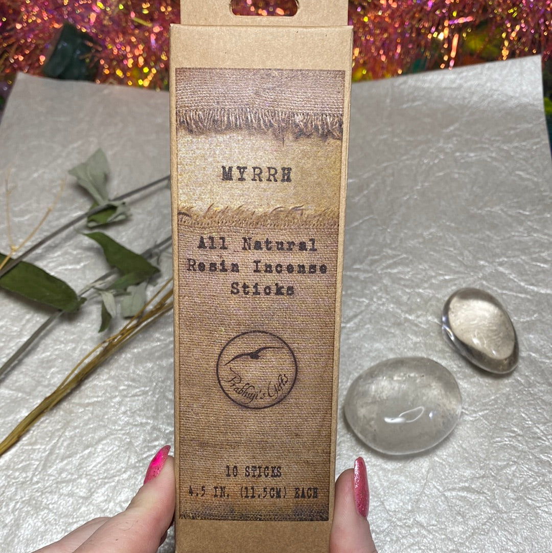 Myrrh - All natural resin incense sticks