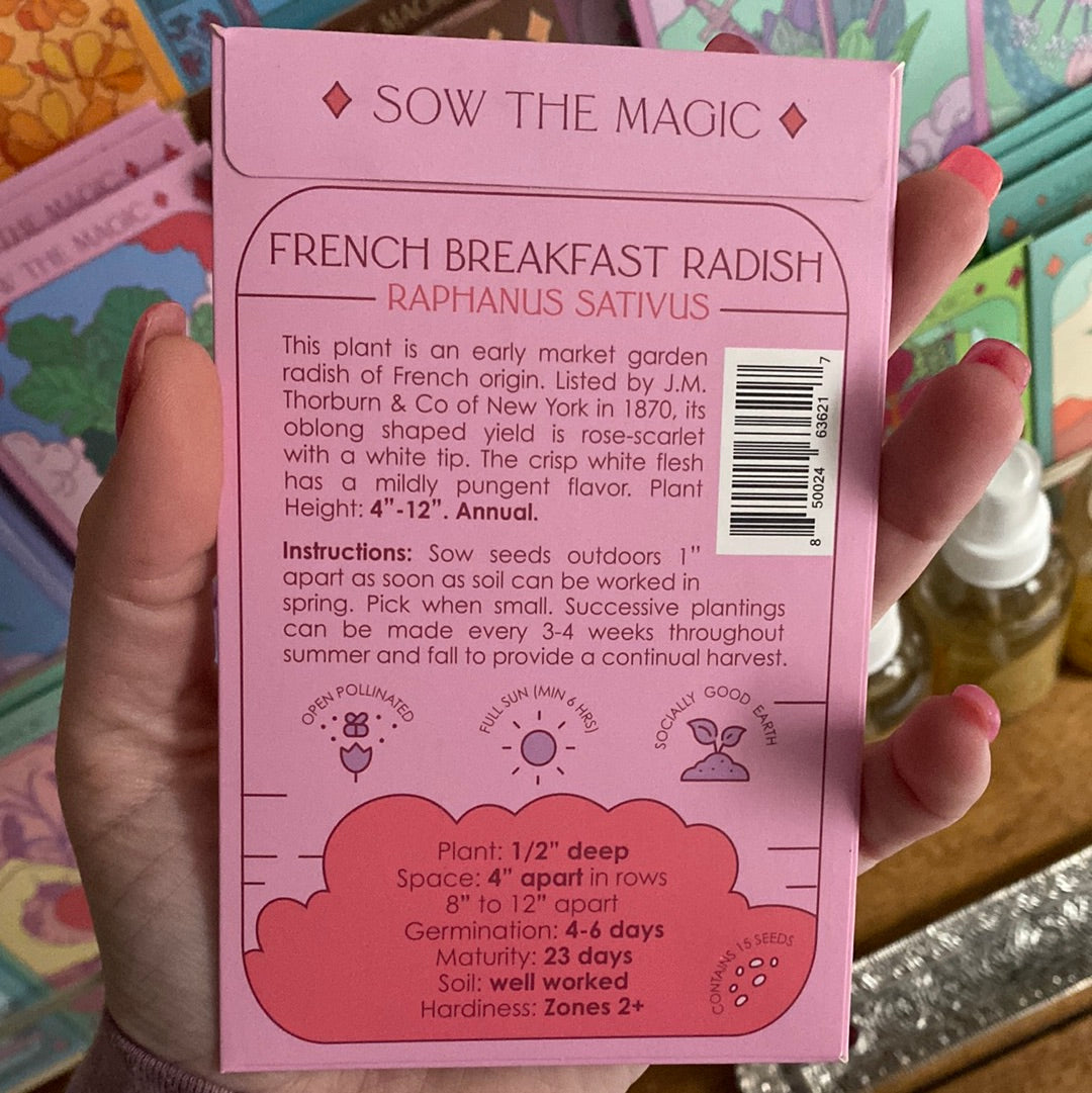 French Breakfast Raddish seed pack